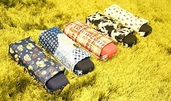 Светлые и яркие расцветки рекомендуем хранить в чехле