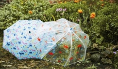 Сушите зонт в открытом виде